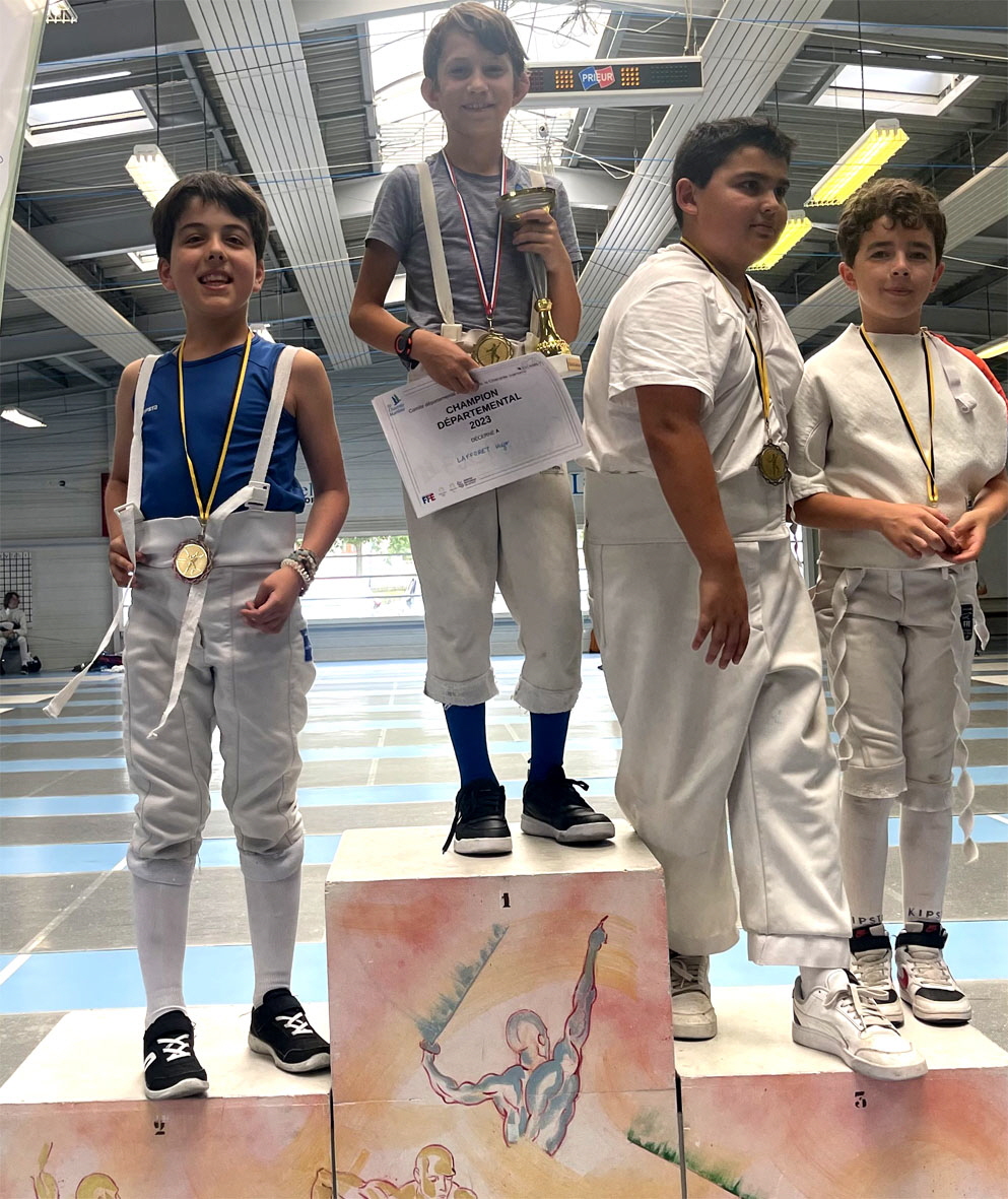 20230617 championnat departemental la rochelle podium M11 150