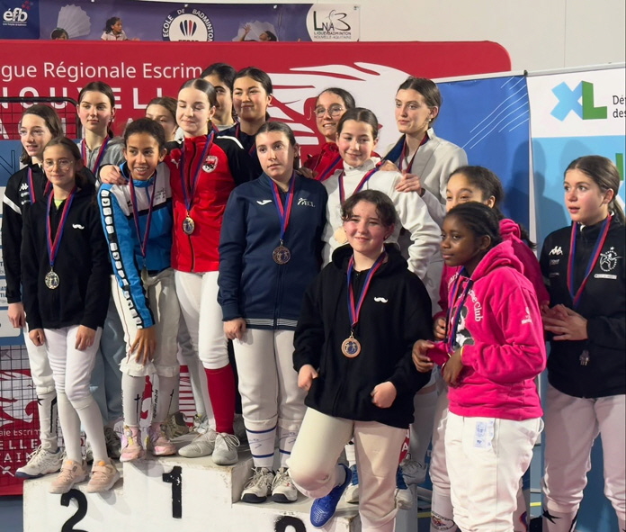 20250125 challenge ligue NA Occitanie équipe 2 Eloane première