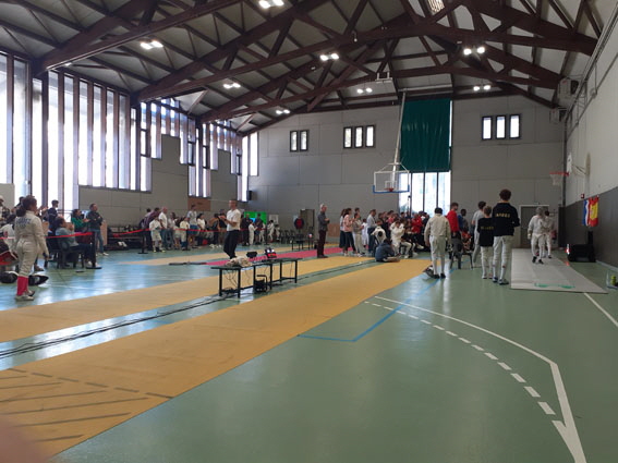 20221015 Pau tournoi transfrontalier salle deuxieme etage